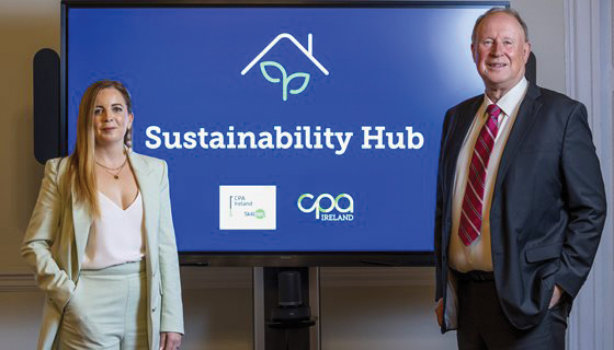 Pictured: Trish O’Neill, Director Member Services and Eamonn Siggins, Chief Executive, CPA Ireland