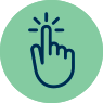 icon of a finger tapping