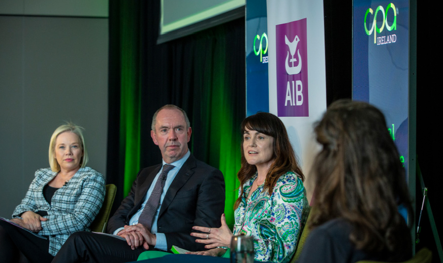 Managing Director Retail Banking AIB, Jim O’Keefe leading a panel discussion